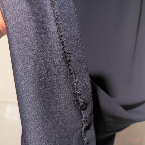 Eliza J | Off-the-Shoulder 3D Floral Sleeve Scuba Crepe Evening Dress - Picture 7 of 12